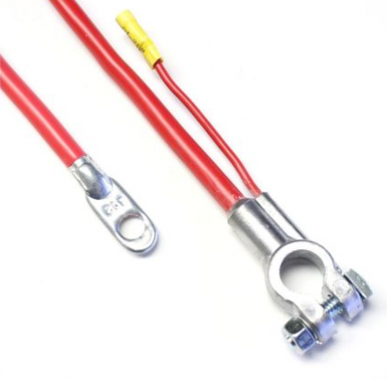 2GA 48 TOP POST BATT CABLE RED