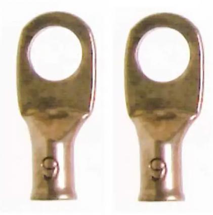 LUG COPPER 6GA 5/16 STUD 2PK