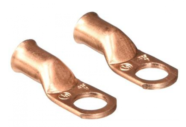 LUG COPPER 4GA 5/16 STUD 2PK