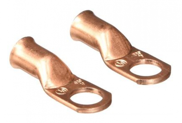 LUG COPPER 2GA 5/16 STUD 2PK