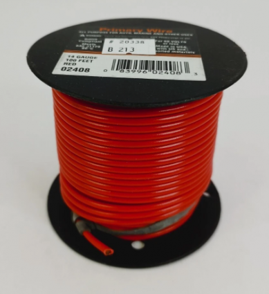 RED 14GA 100' PRIMARY WIRE