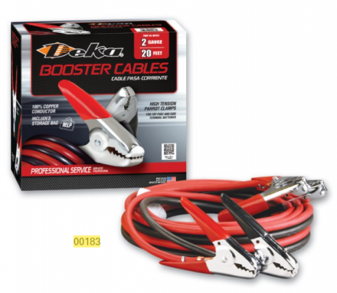 20FT BOOSTER CABLES 2 GAUGE