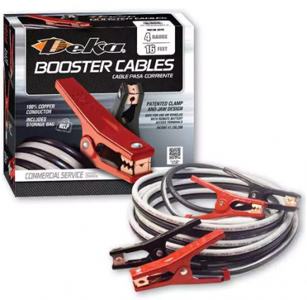 16FT BOOSTER CABLES 4 GAUGE