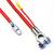 2GA 25"TOP POST BATT CABLE RED