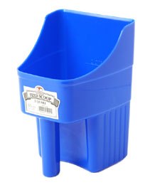 3QT ENCLOSED FEED SCOOP BLUE