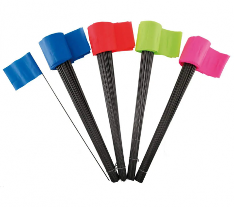 100, 21"FLUORESCENT RED MARKERS