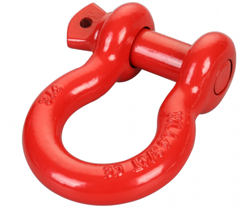 3/4" Shckle 9.5k WLL red pwdr ct