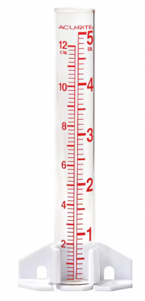GLASS RAIN GAUGE