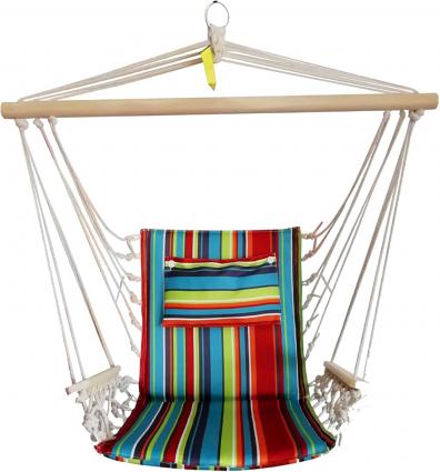 HANGING HAMMOCK TROPIC STRIPE