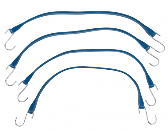 24" BLUE EPDM RUBR TARP STRP 4PK