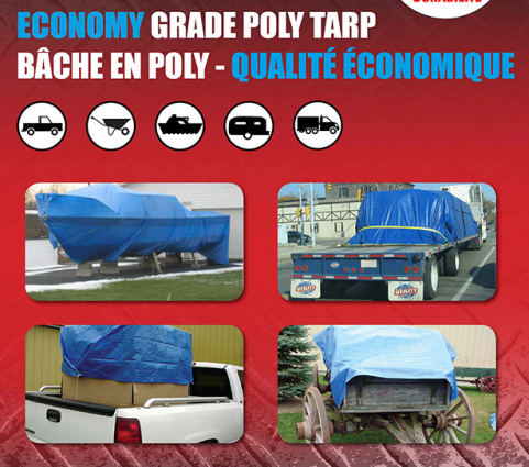 40' X 60' POLY TARP BLUE