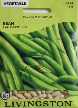 BEAN EARLISERVE BUSH GREEN