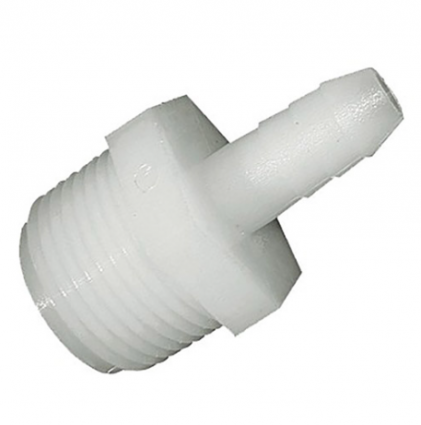 3/8 NPTM X 1/4 HB NYLON