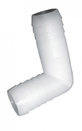 L HOSE BARB FITTING 1/4"
