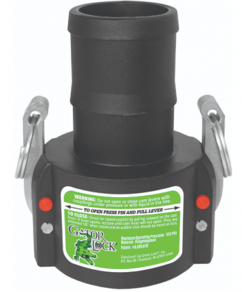 1-1/2" FEMALE COUPLER X HOSE