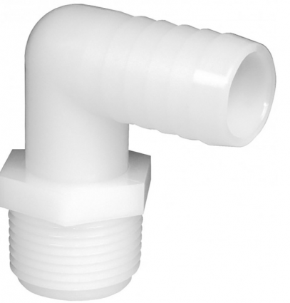 L HOSE FITTING 3/4MPT X 3/8 HB