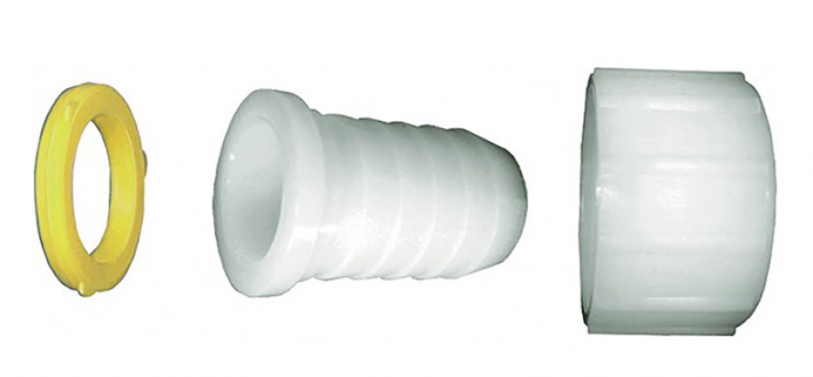 SWIVEL/WASHER 3/4 NUT X 3/8 BARB