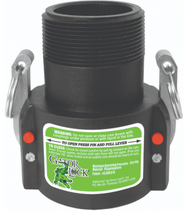 1-1/2" MPT X FEMALE CAM COUPLER