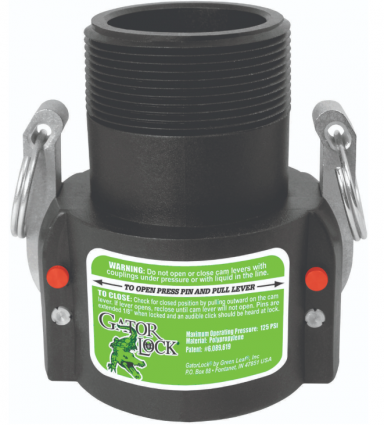 2" MPT X FEMALE CAM COUPLER