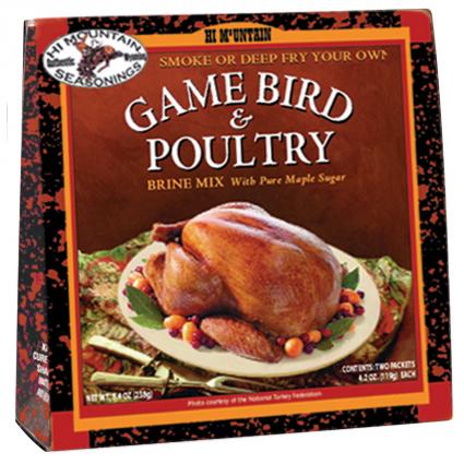 GAME BIRD OR POULTRY BRINE