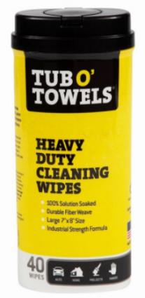 TUB O'TOWELS 40CT TOWEL
