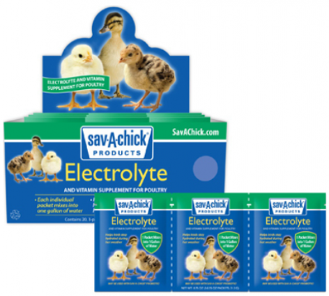 SAV-A-CHICK ELECTROLYTES 3-.25OZ