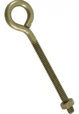 FG EYE BOLT 1/4-20 X 4 GOLD