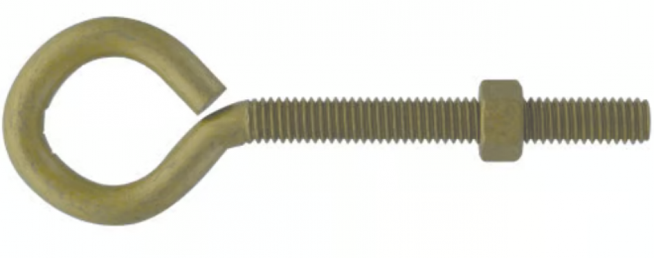 FG EYE BOLT 5/16-18 X 4 GOLD