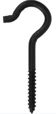 FG CLNG HOOK .225 X 3-7/8 BLACK