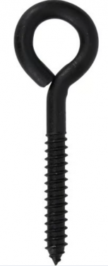 FG EYE LAG BOLT 3/8 X 4.5 BLACK