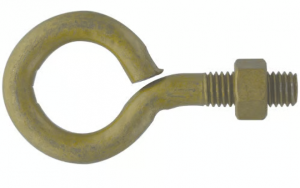 FG EYE BOLT 1/4-20 X 3 GOLD