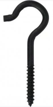 FG CLNG HOOK .192 X 3-3/8 BLACK