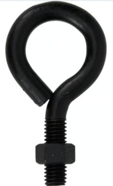 FG EYE BOLT 1/4-20 X 2.5 BLACK