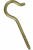 FG CLNG HOOK .225 X 3-7/8 GOLD