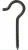 FG SCREW HOOK 3/8 X 4-7/8 BLACK
