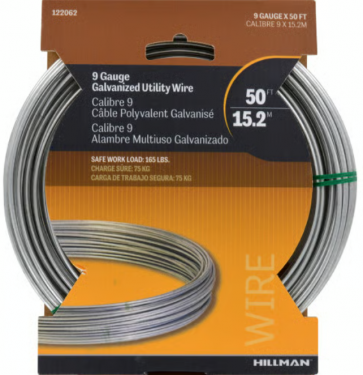 9 GALV 50FT WRAP PAK