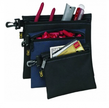 3 MULTI PURPOSE ZIPPED CLIP BAGS