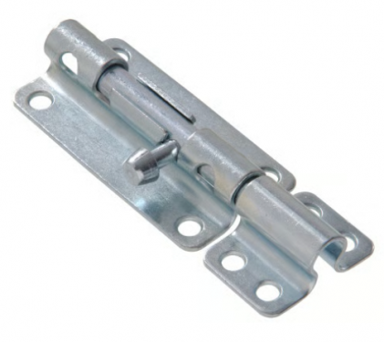 CD- HD BARREL BOLT 4" ZINC