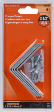 CD-CRN BRACE 2-1/ 2X 5/8 ZINC