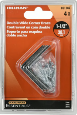 CD-DBLCRNR BRC 1-1/2 ZINC