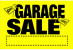 GARAGE SALE YELW BLACK 8 X 12