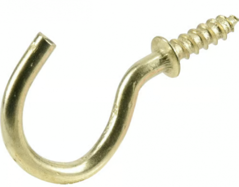 CD-CUP HOOK 7/8 SLD BRS