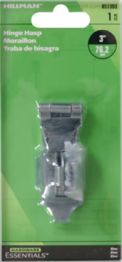 CD-HINGE HASP 3" ZC