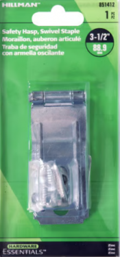 CD-SFTY HASP SWIV 3.5 ZC