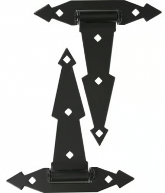 CD-ORN T-HINGE 8"BLK
