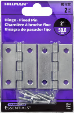 CD-LGT NR HNG FIXPN 2"ZC