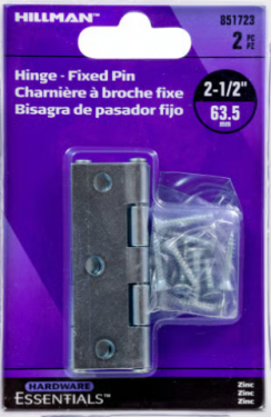 CD-LTNR HNG FIXPN 2.5"ZC