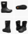KIDS YORK INS BOOTS SOLID BLACK