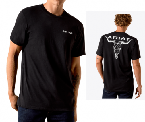 MNS ARIAT STIPPLE STEER TEE