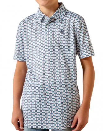 YTH PRINT POLO SOUTHWEST